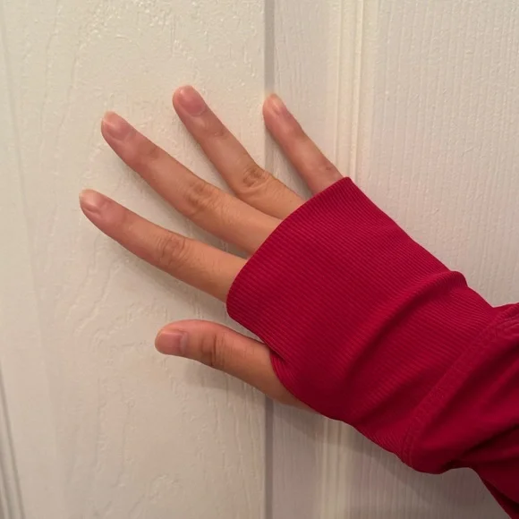 Lululemon “In Flux” Hooded Jacket - Red - Picture 3 of 9